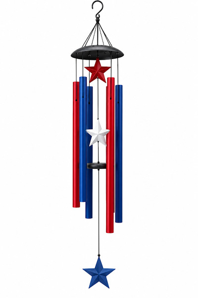Patriotic Wind Chime 36" from Baker Florist in Dover, OH