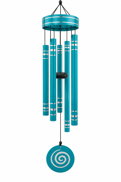 Teal Spiral Wind Chime 36" from Baker Florist in Dover, OH
