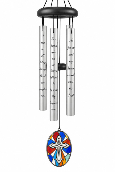 Faith & Cross Wind Chime from Baker Florist in Dover, OH