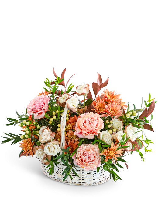Cappuccino Cascade Basket from Baker Florist in Dover, OH