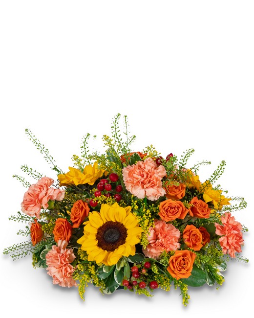Citrine Orchard Centerpiece from Baker Florist in Dover, OH
