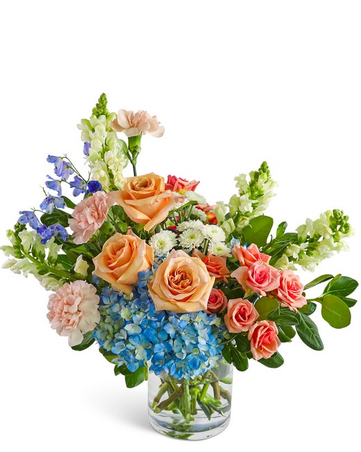 Breezy Peach Sky from Baker Florist in Dover, OH