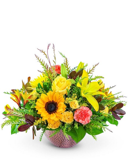 Classic Copper Centerpiece from Baker Florist in Dover, OH