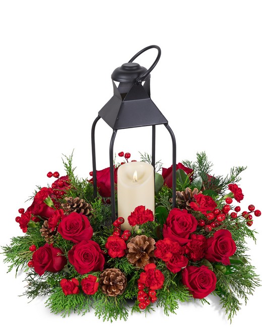 Evergreen Noel Lantern from Baker Florist in Dover, OH Evergreen Noel Lantern from Baker Florist in Dover, OH