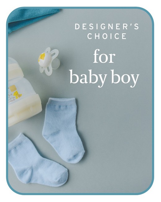 Designer's Choice Baby Boy from Baker Florist in Dover, OH