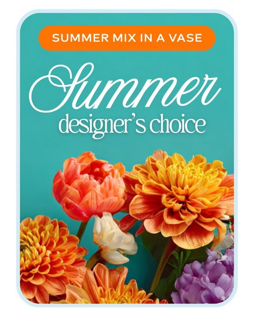 Designer's Choice Summer in a Vase from Baker Florist in Dover, OH