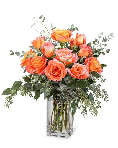 Free Spirit Roses (12) from Baker Florist in Dover, OH
