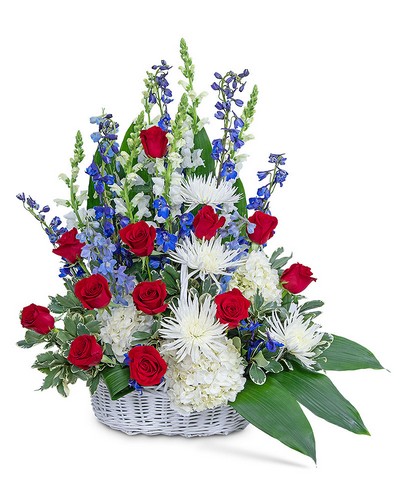 Freedom Tribute Basket from Baker Florist in Dover, OH