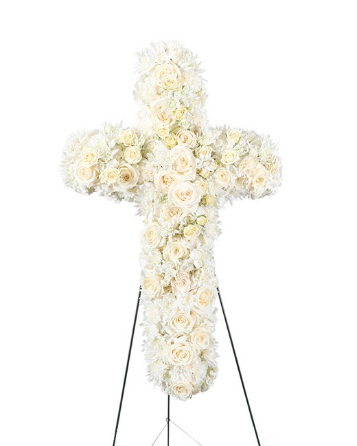 Sail to the Sky Cross from Baker Florist in Dover, OH