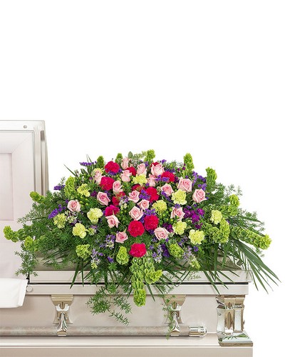Always Remembered Casket Spray from Baker Florist in Dover, OH